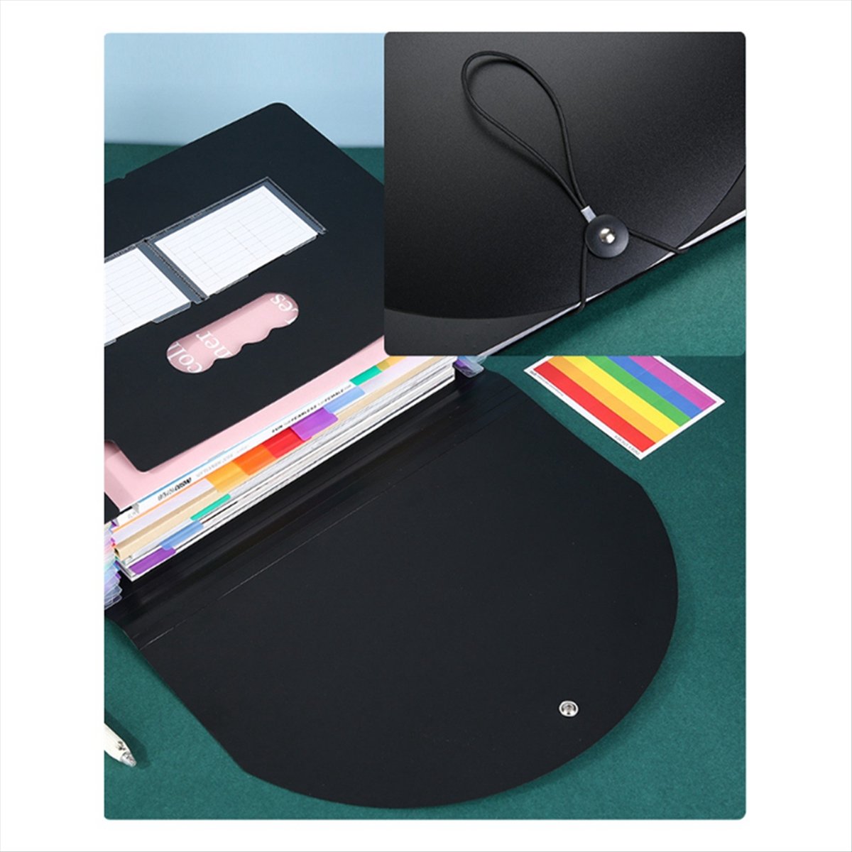 AT16 ملف قابل للتوسيع بـ 13 جي - مراجعة Expandable Accordion File Folder 13 Pockets وسعره