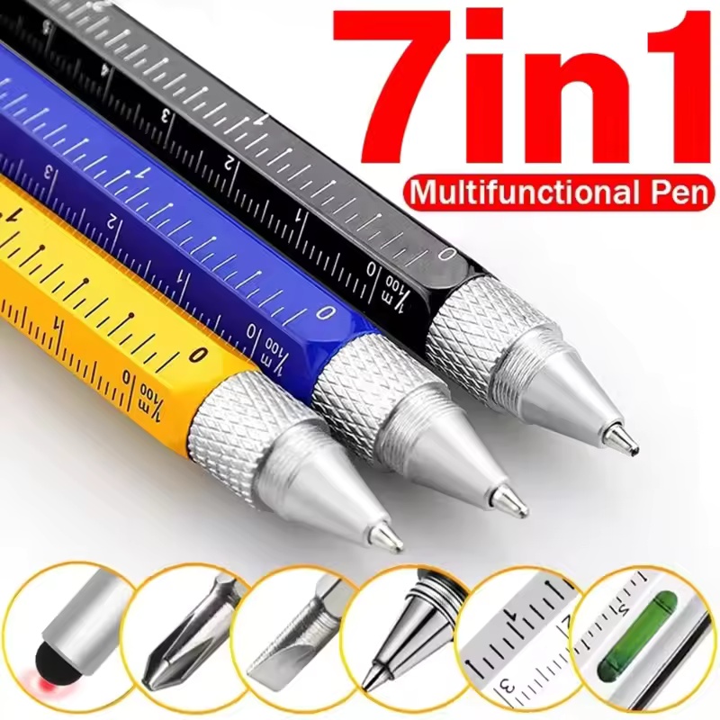 قلم متعدد الوظائف 7 في 1، قلم  - مراجعة Writing Tools وسعره